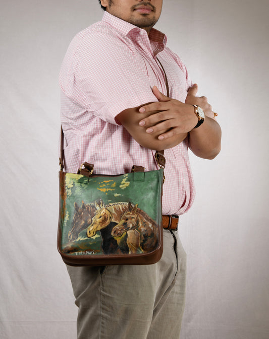 Band of Horses Bag (Handpainted)