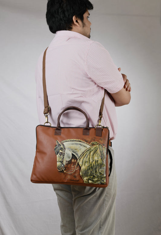 Rodeo Laptop Bag (Handpainted)
