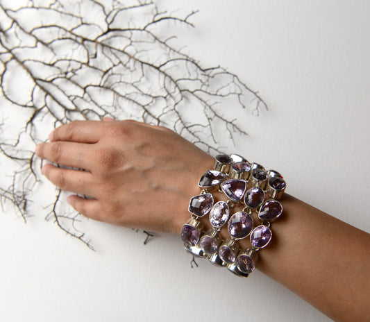 Regal Amethyst Bracelet