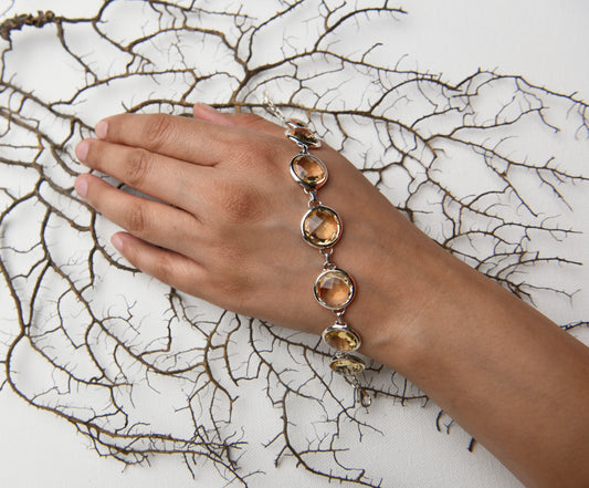 Glowing Citrine Bracelet