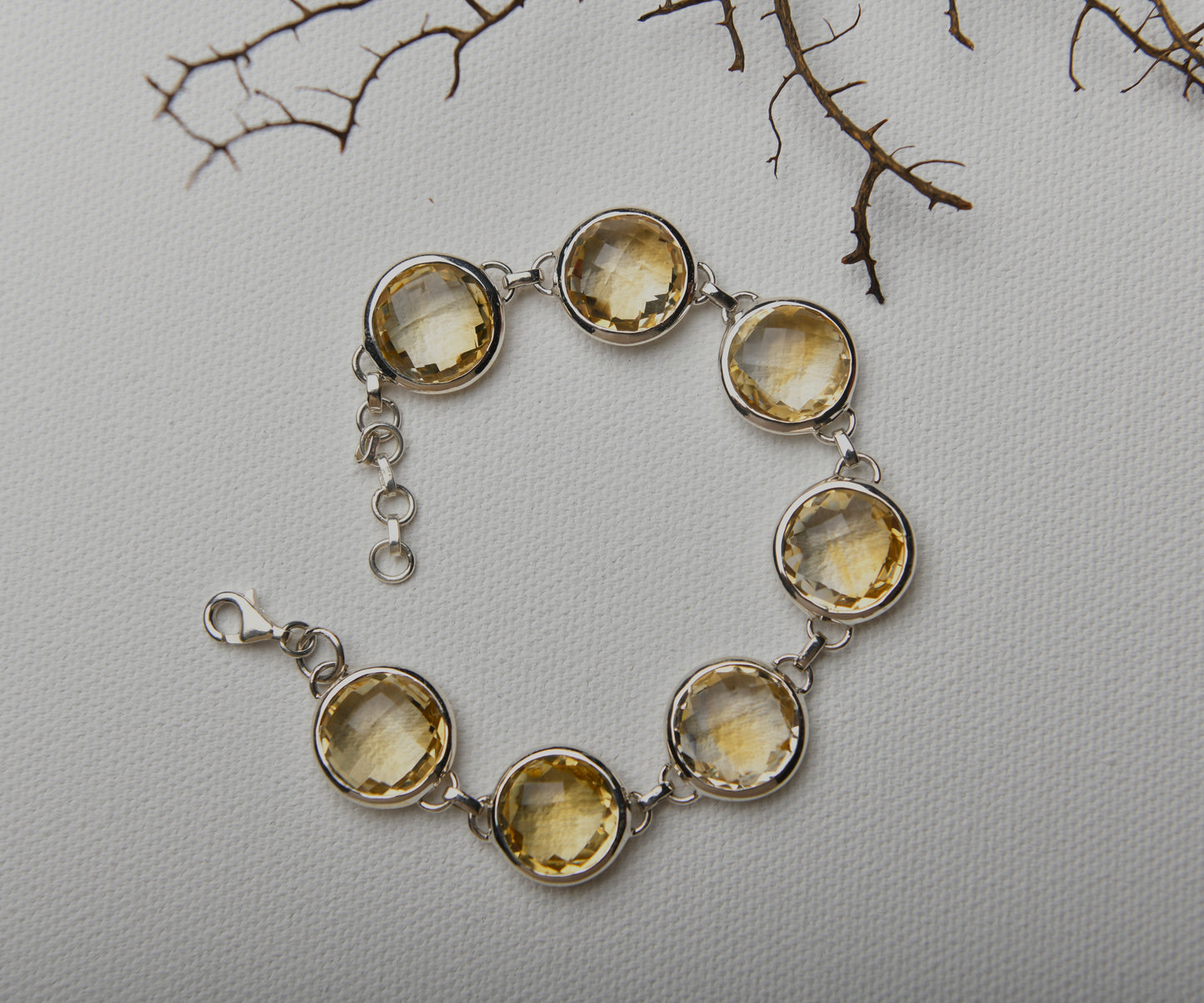 Glowing Citrine Bracelet