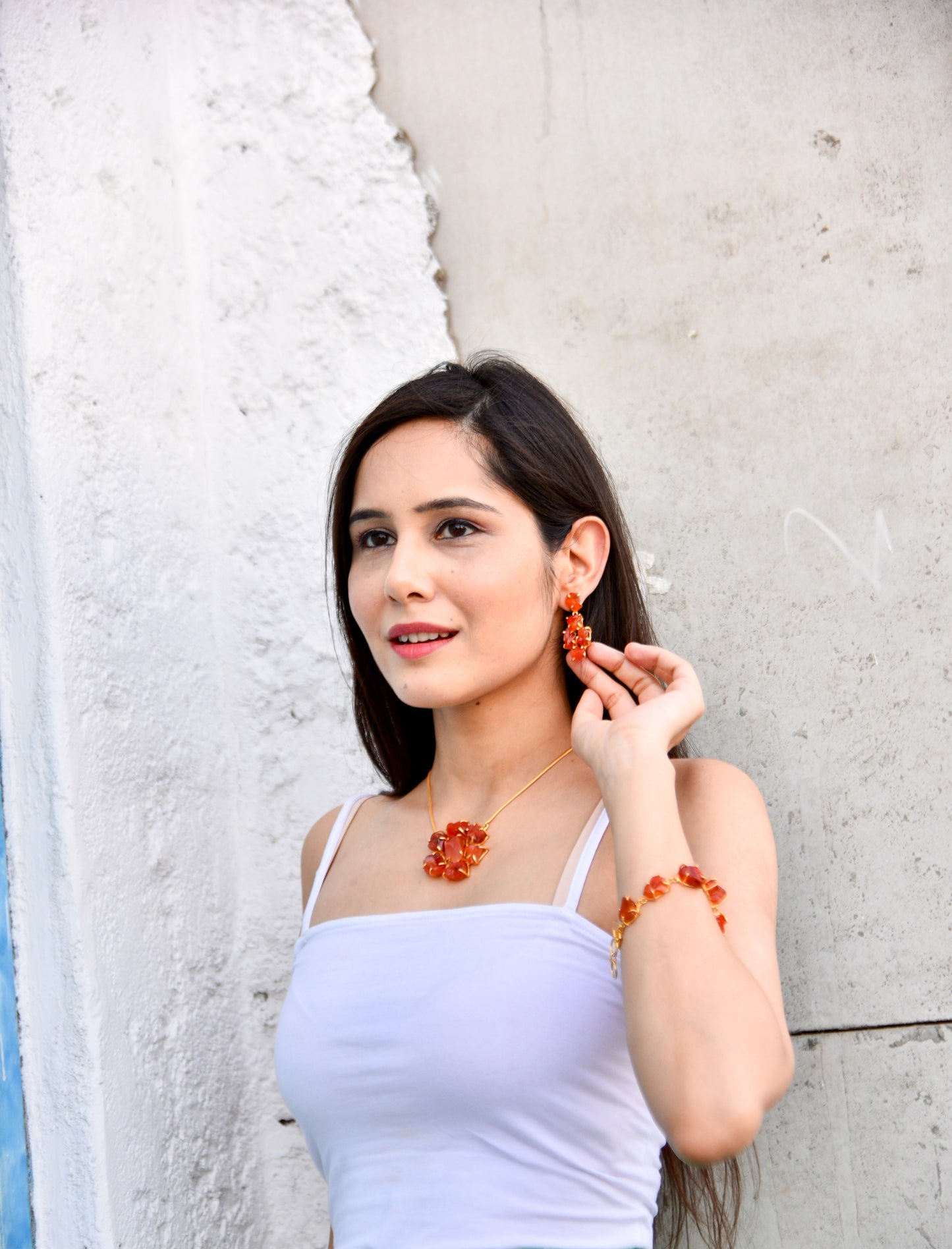 Galaxy Carnelian Necklace