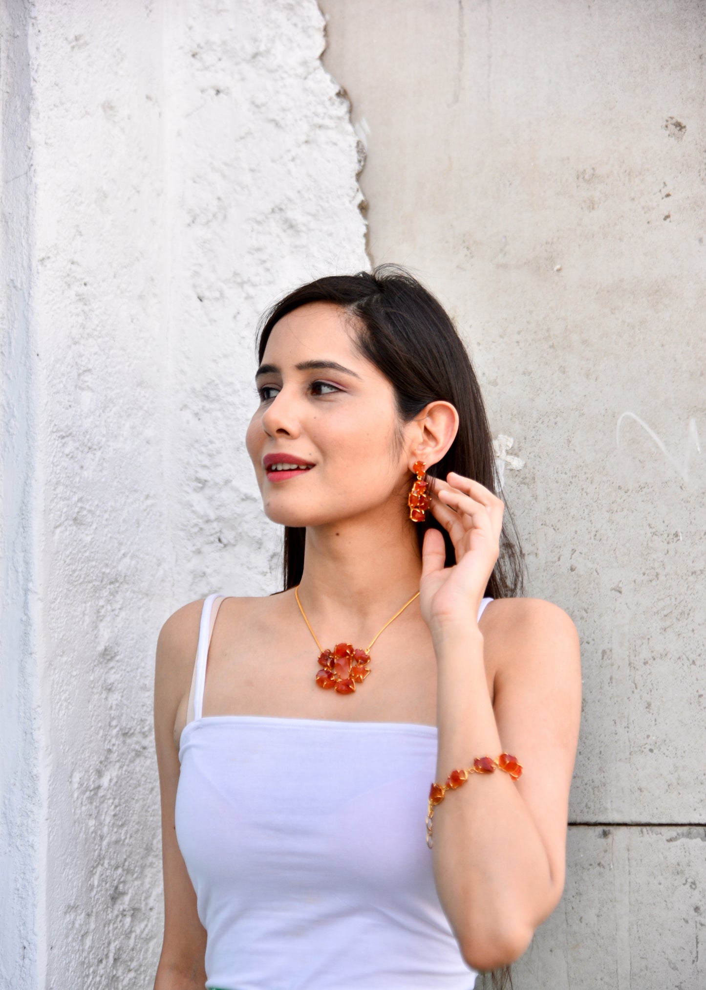 Galaxy Carnelian Necklace