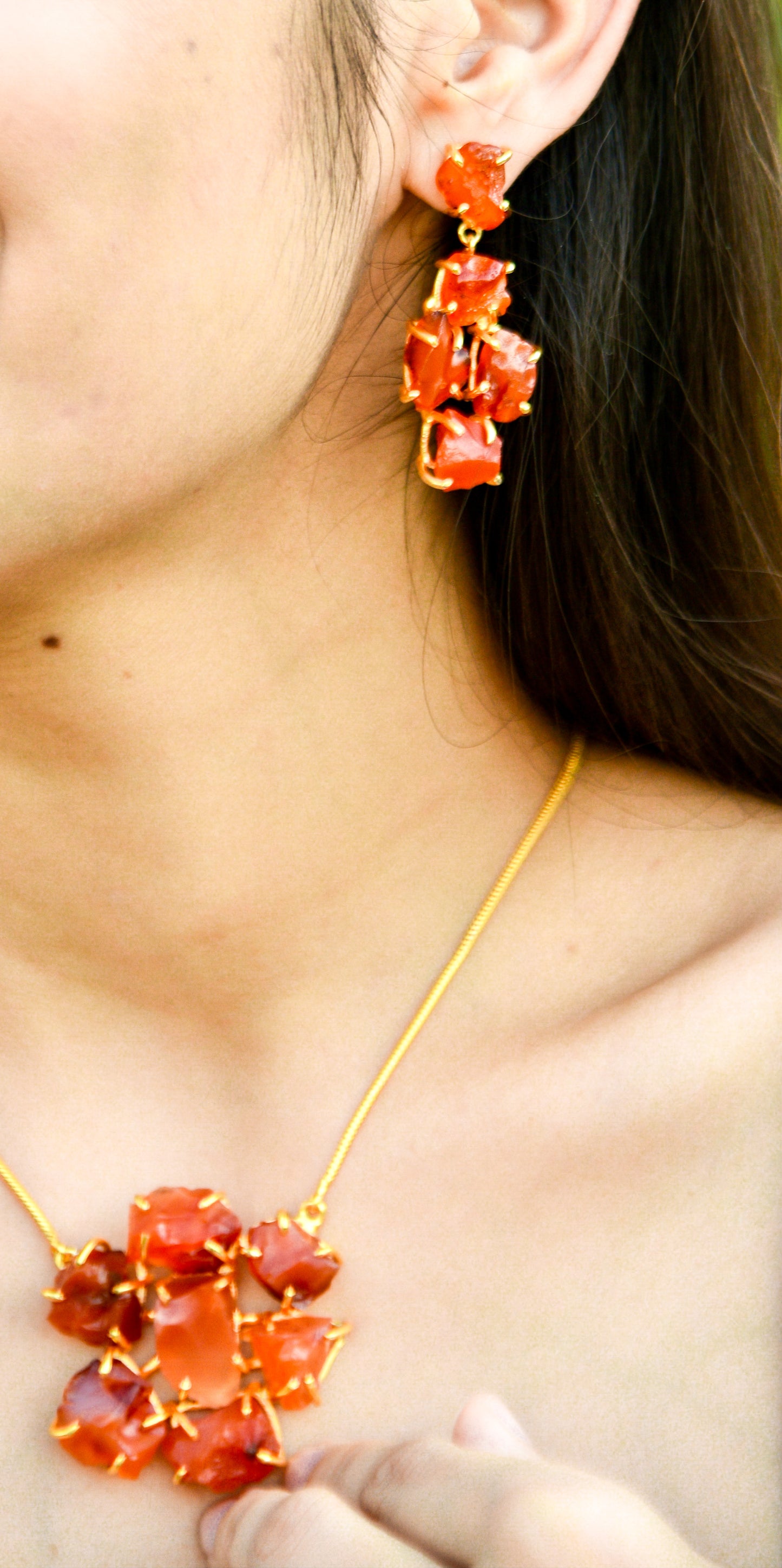 Galaxy Carnelian Necklace