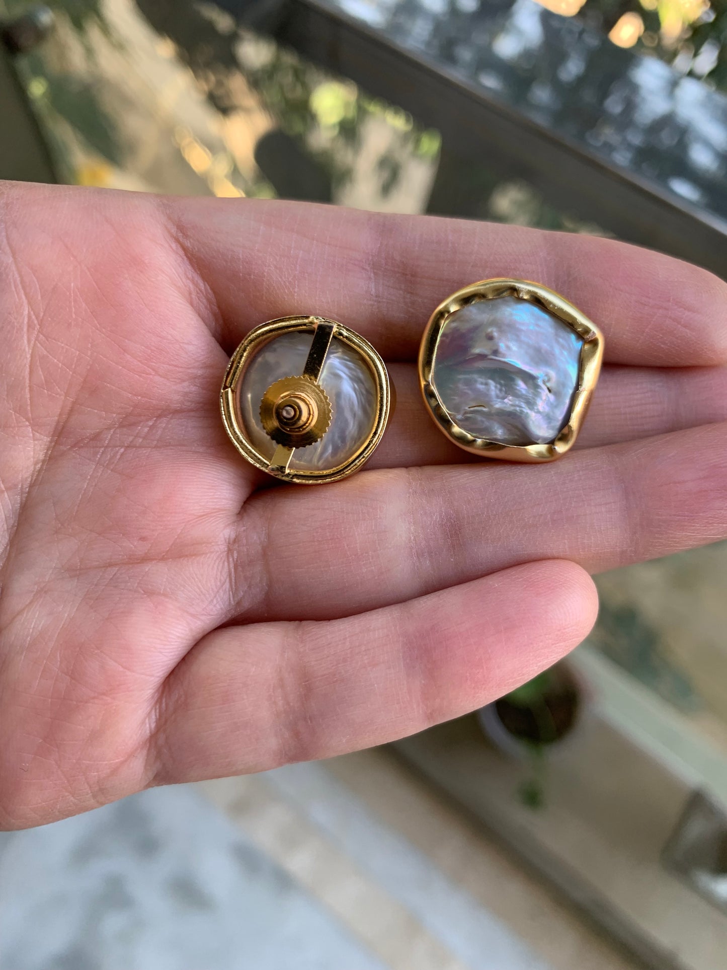 Baroque Pearl Studs