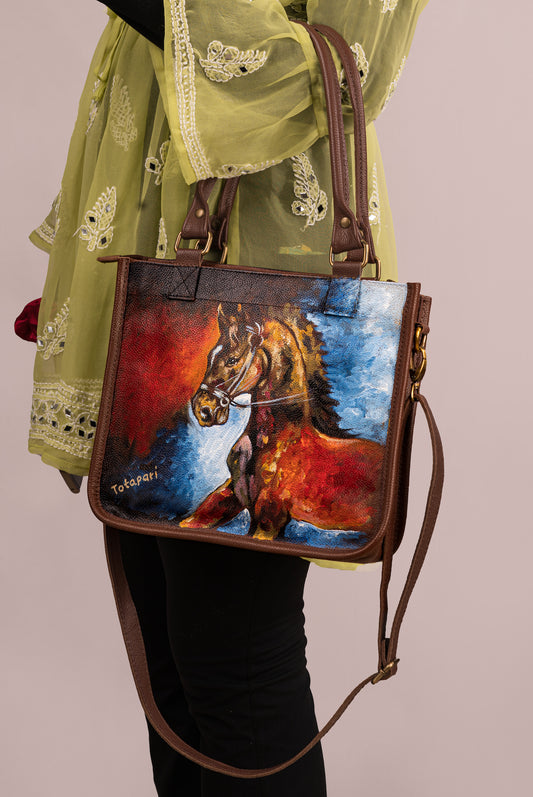 Royal Gallop Bag (Handpainted)