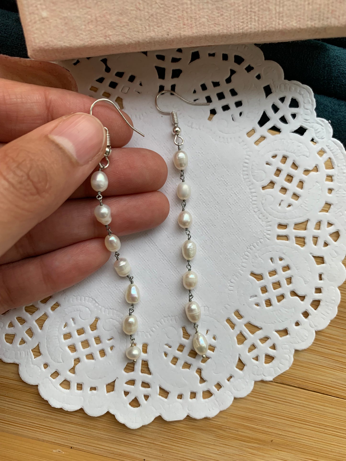 Pearl Drizzle Earrings