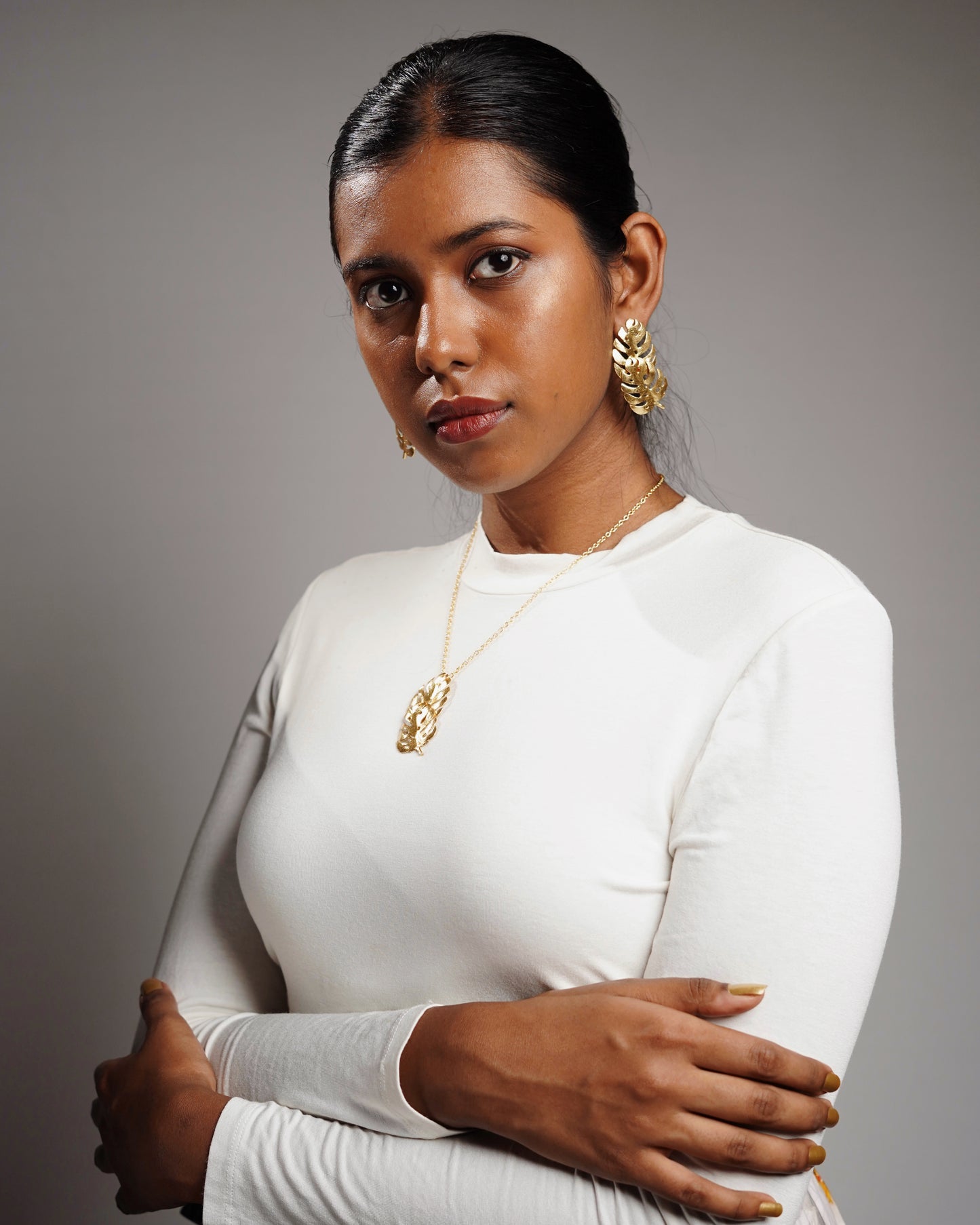 Sun-kissed Foliage Earrings