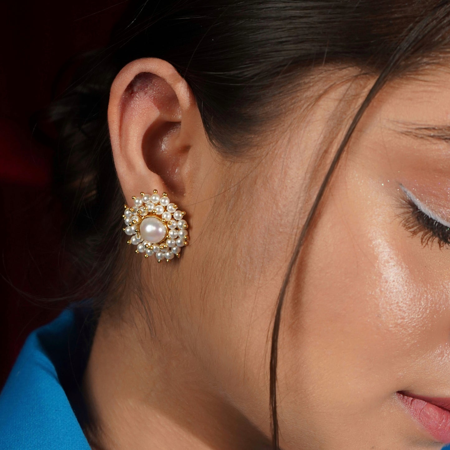 Pearl Blossom Studs
