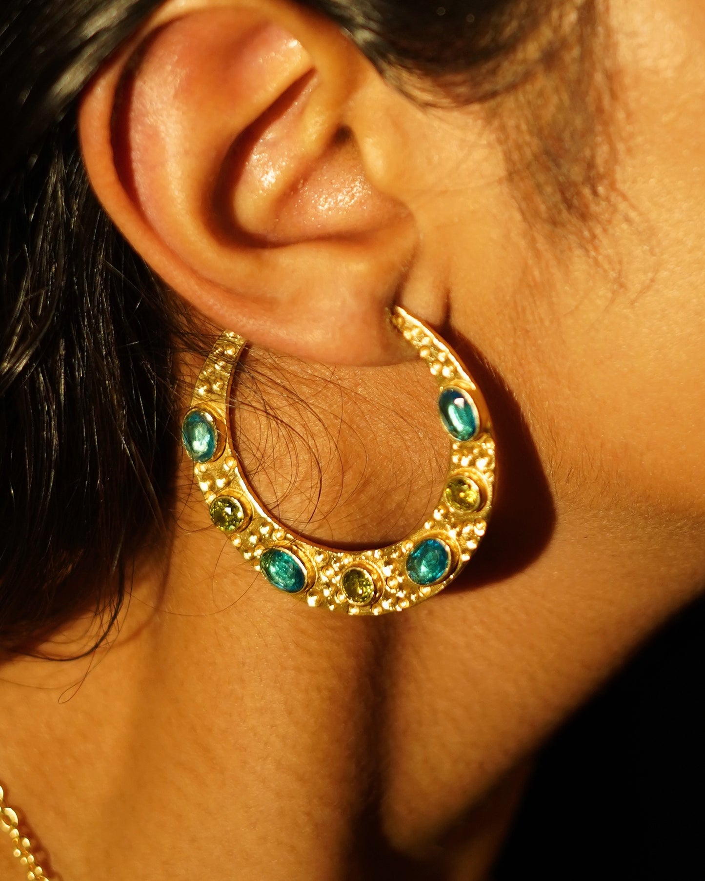 Paradise on Moon Earrings