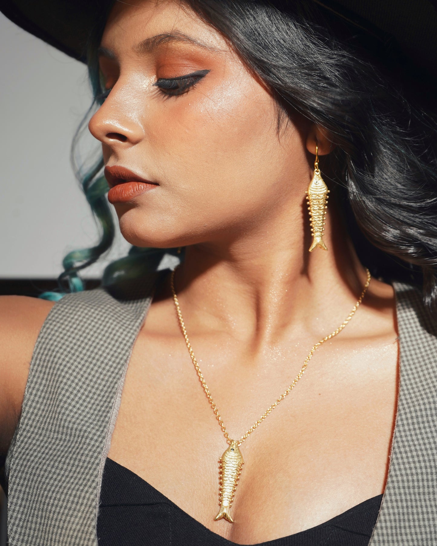 Aqua Charm Earrings