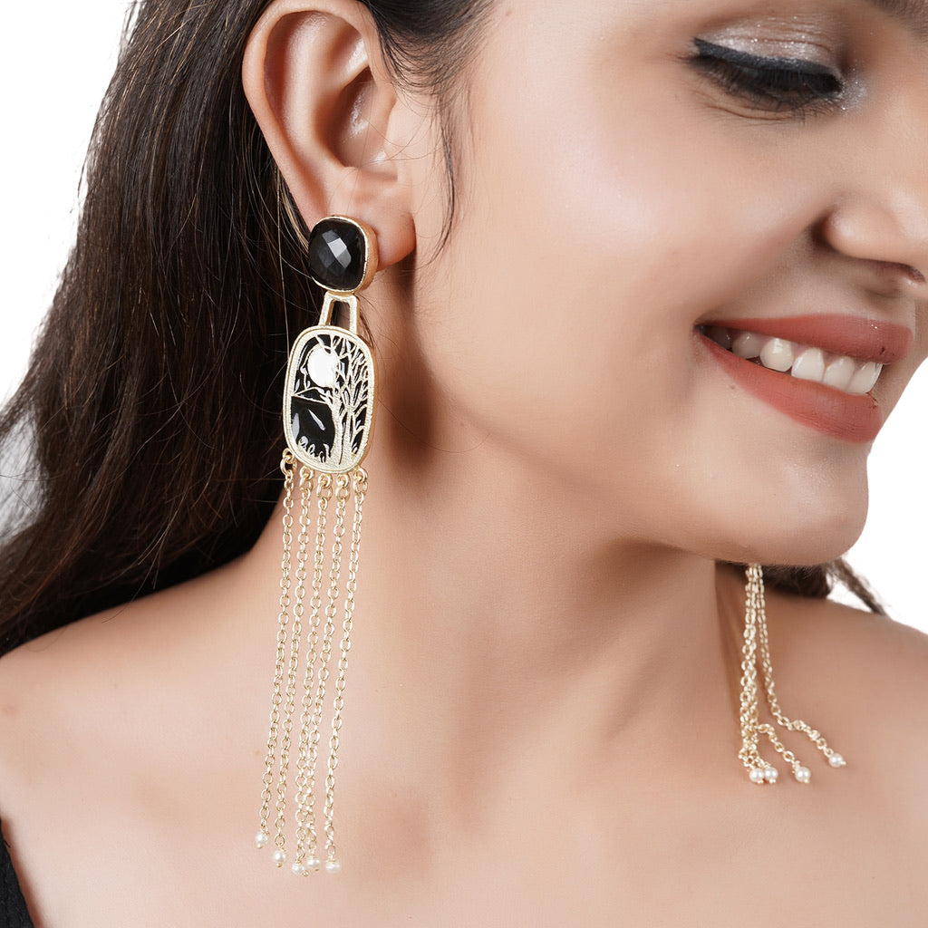 Moonlit Landscape Danglers