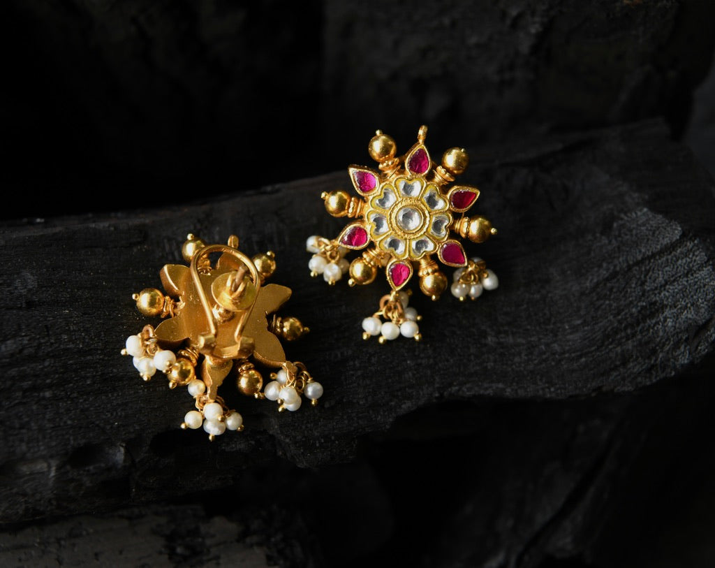 Kundan Sunshine Earrings
