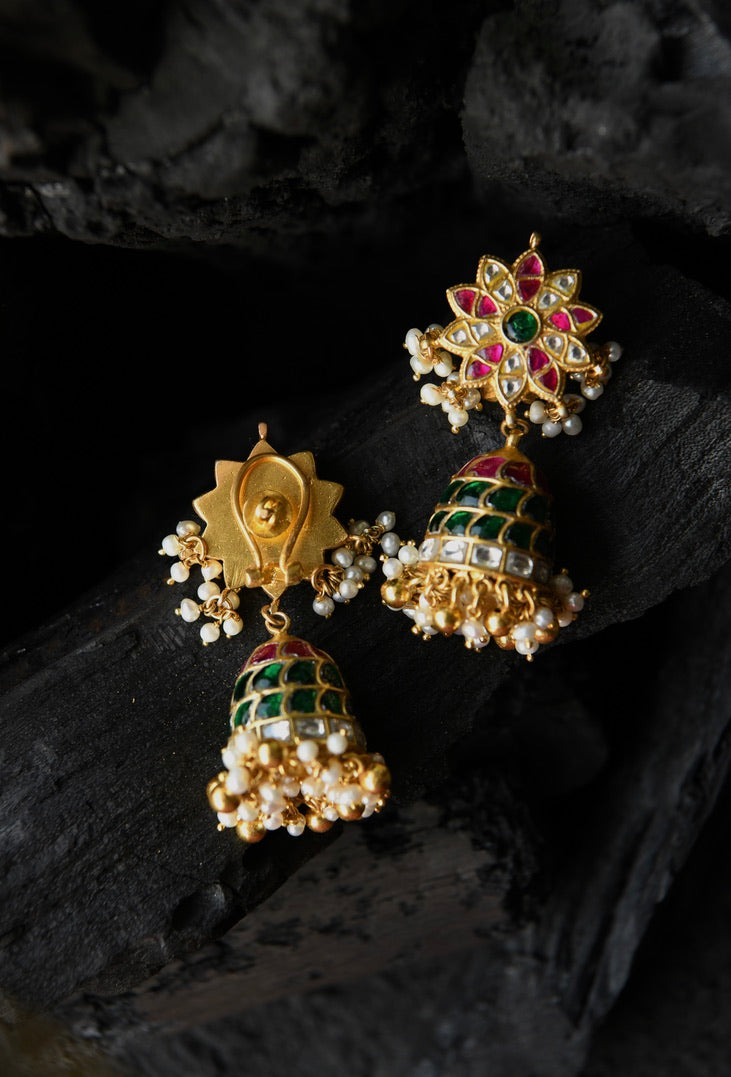 Kundan Mela Earrings