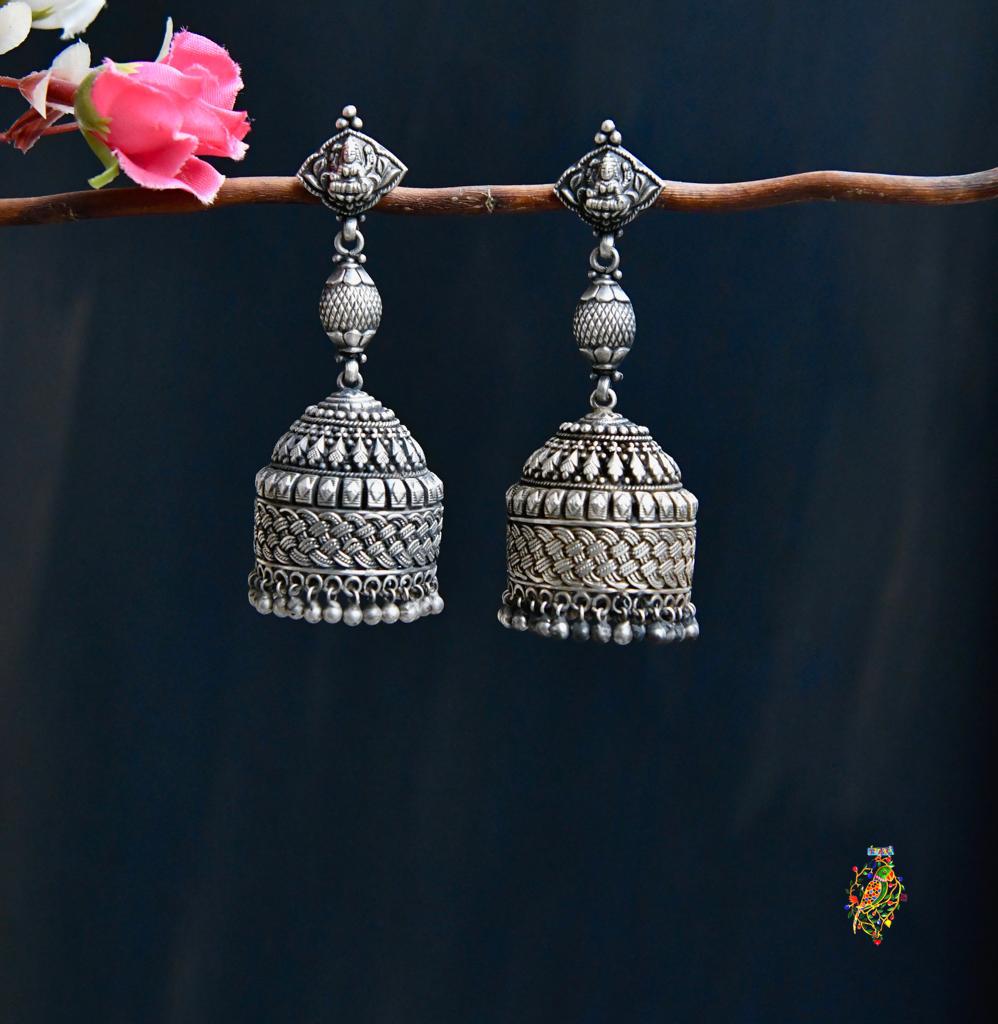 Temple Work Jhumkas