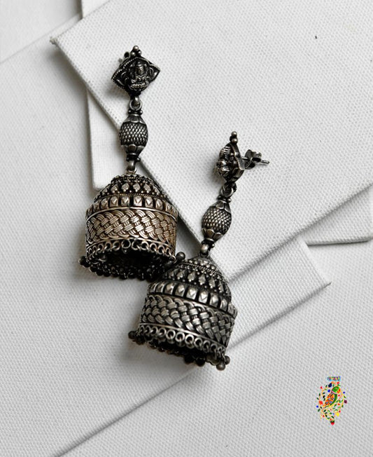 Temple Work Jhumkas