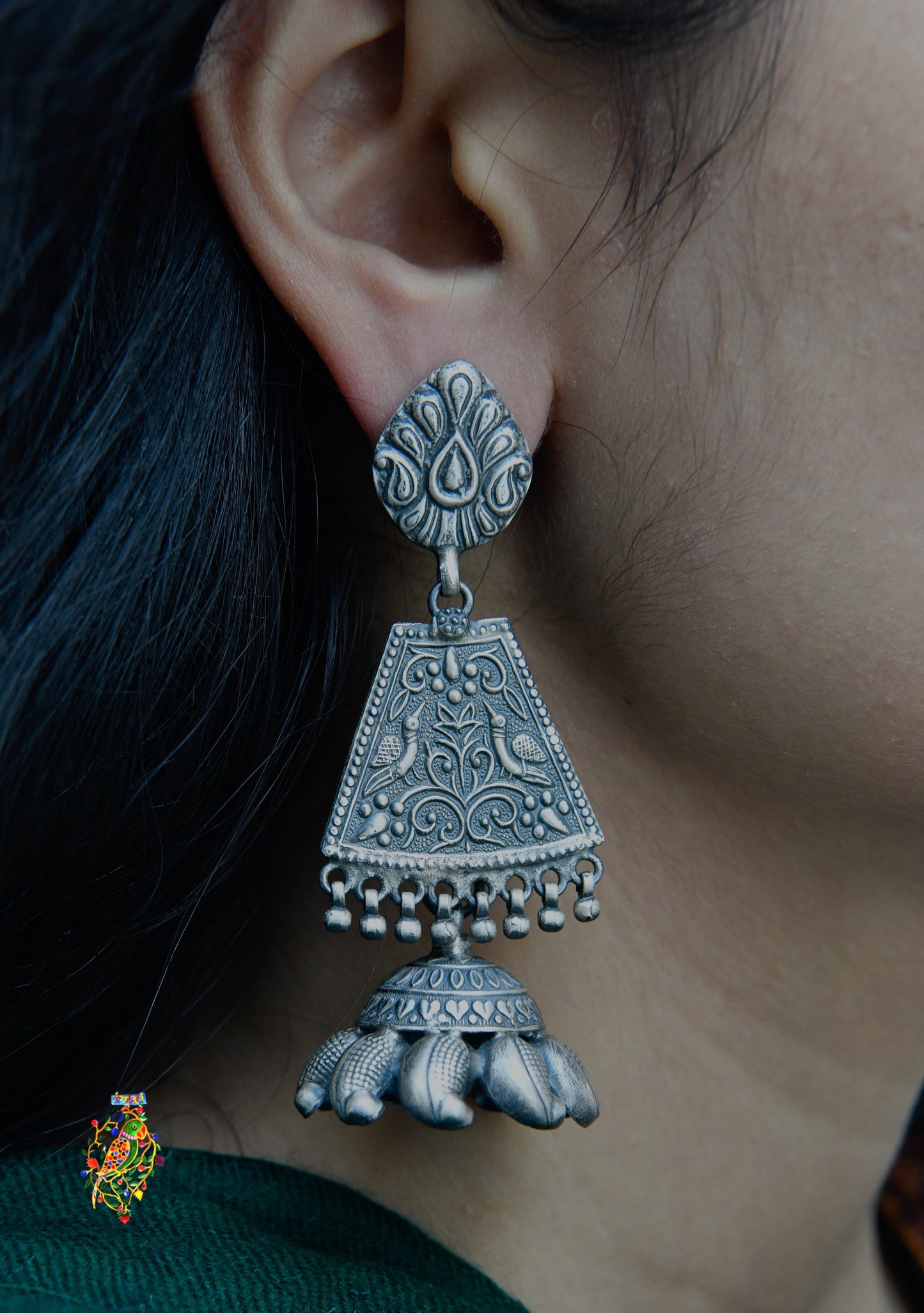 Hanging Jhumki Earrings