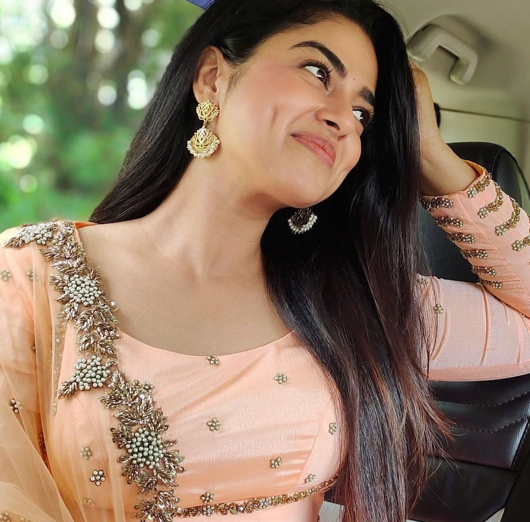 Lotus Filigree Earrings