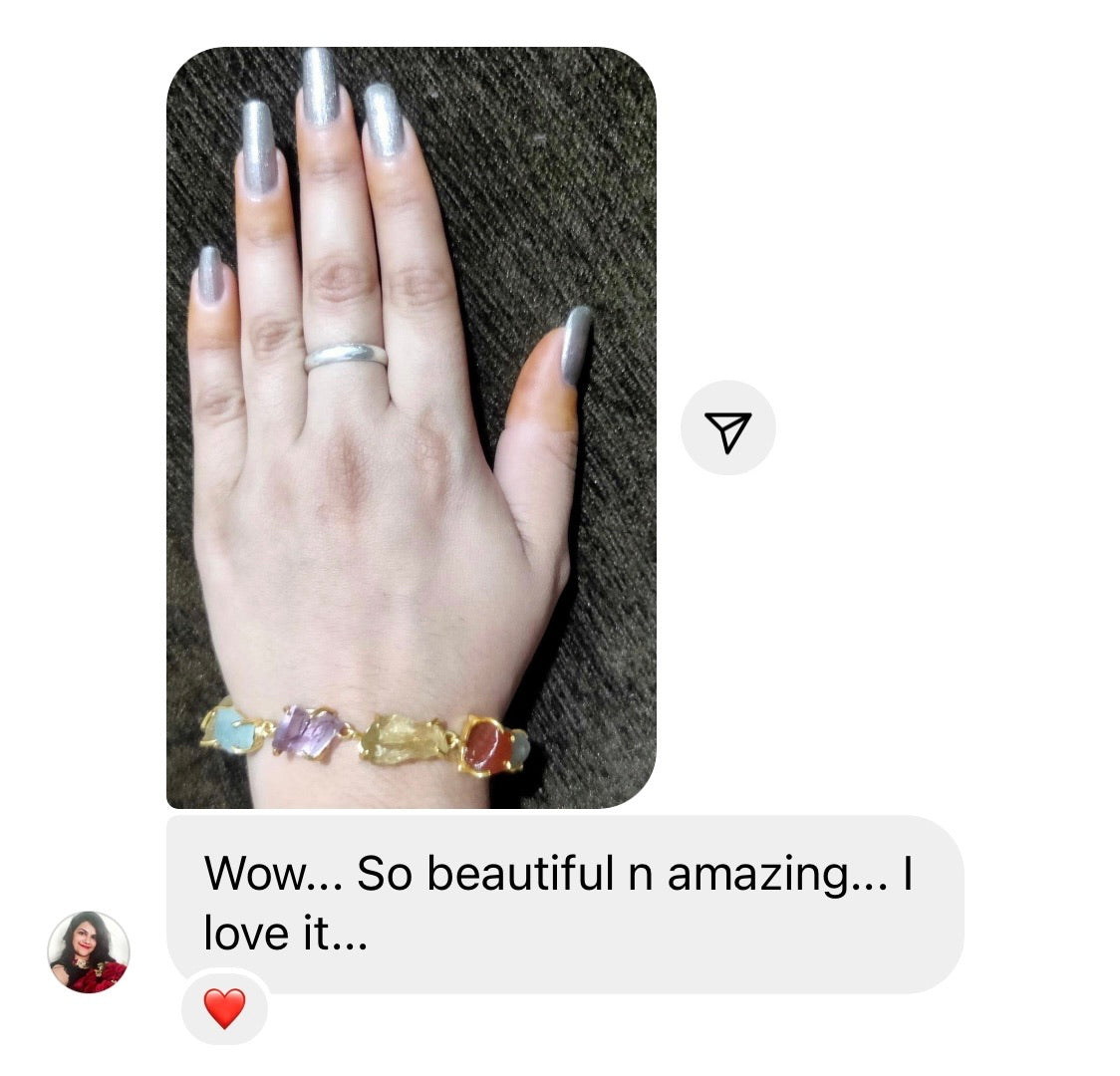 Uncut Multistone Bracelet