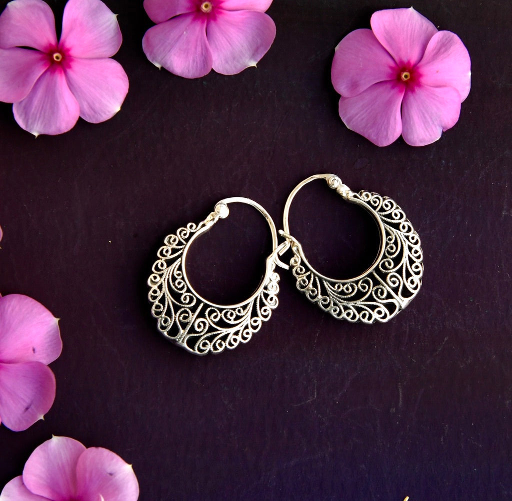 Fine Filigree Ovals