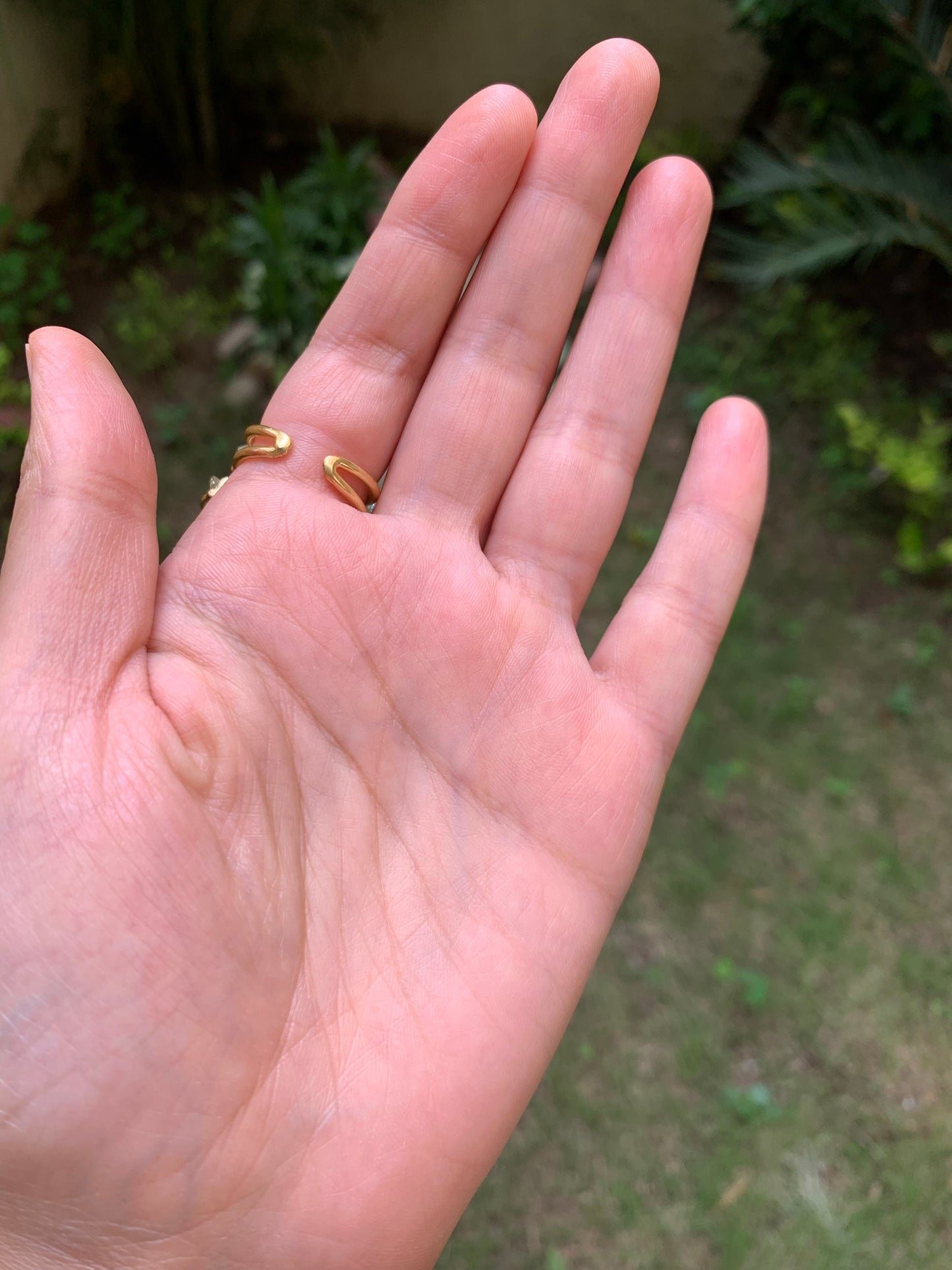 Lemon Topaz Flower Ring