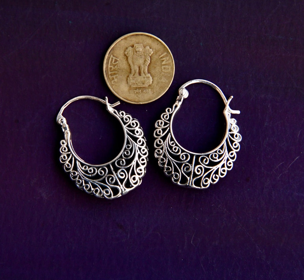 Fine Filigree Ovals