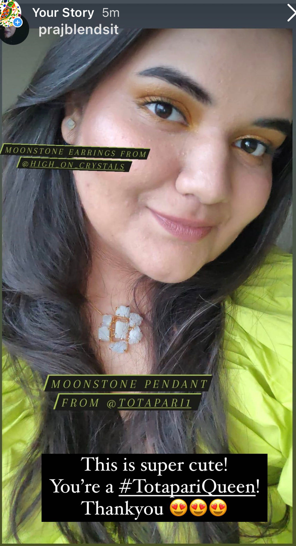Galaxy Moonstone Necklace