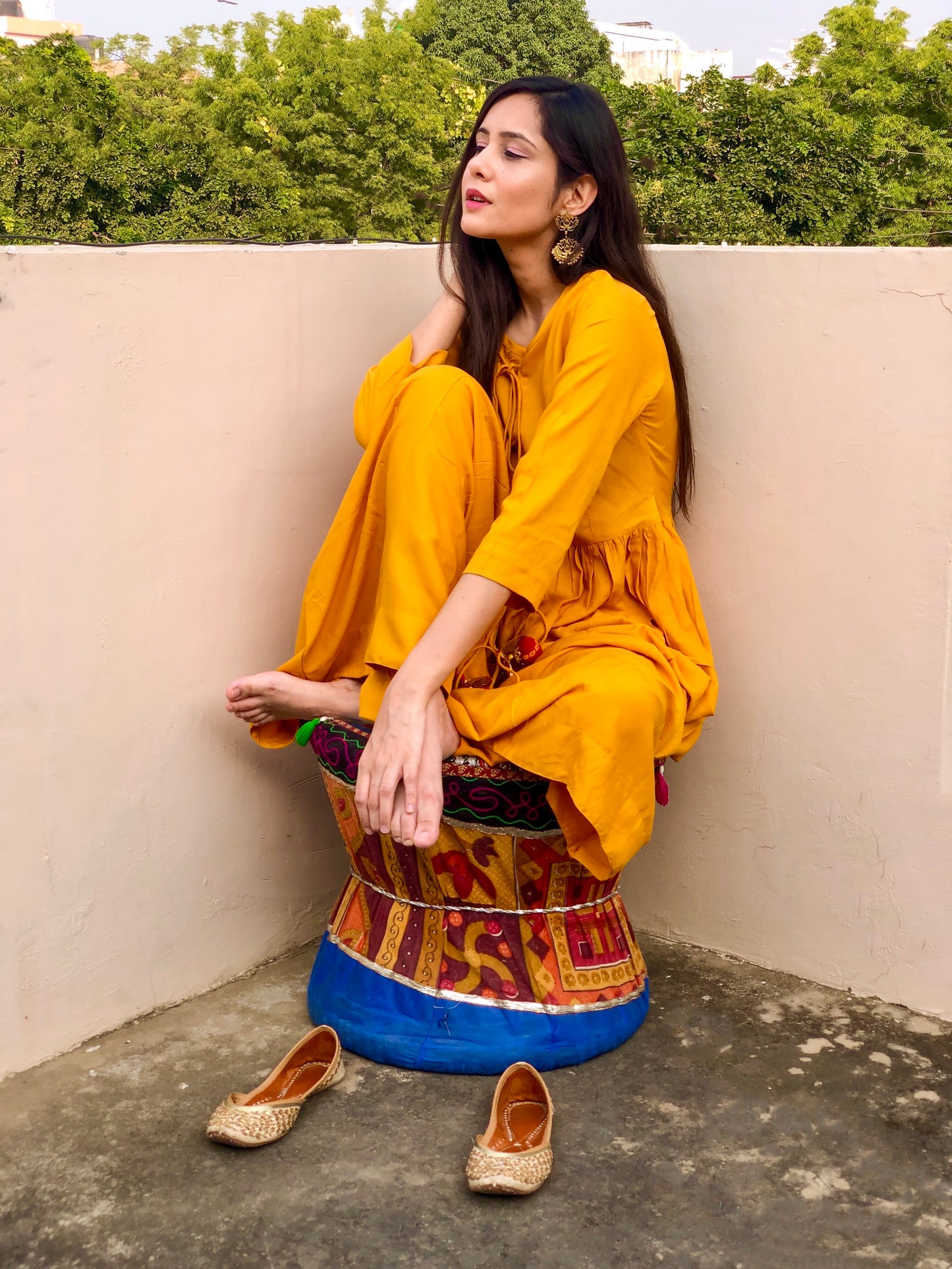 Lotus Filigree Earrings