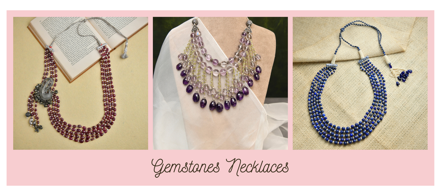 Gemstone Necklaces: Understanding Semi-Precious Stone Jewellery