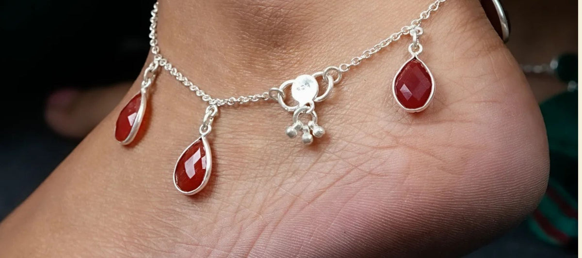 One Anklet or Two? How to Style Silver Anklets?