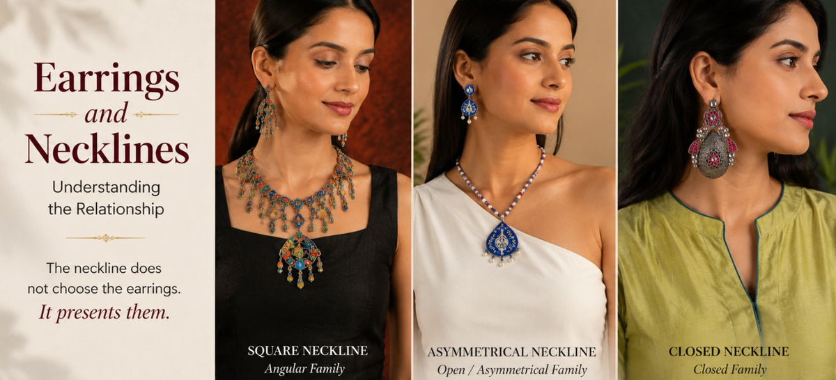 Banner Image for the Article: Earrings and Necklines: Understanding the Relationship