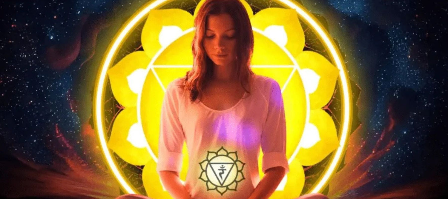 Image showing the location of Manipura chakra