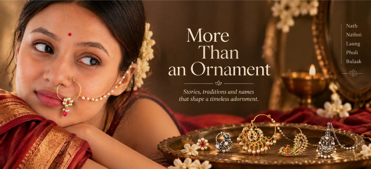 Banner image for the article nath, nathni, laung, phuli, bulaak