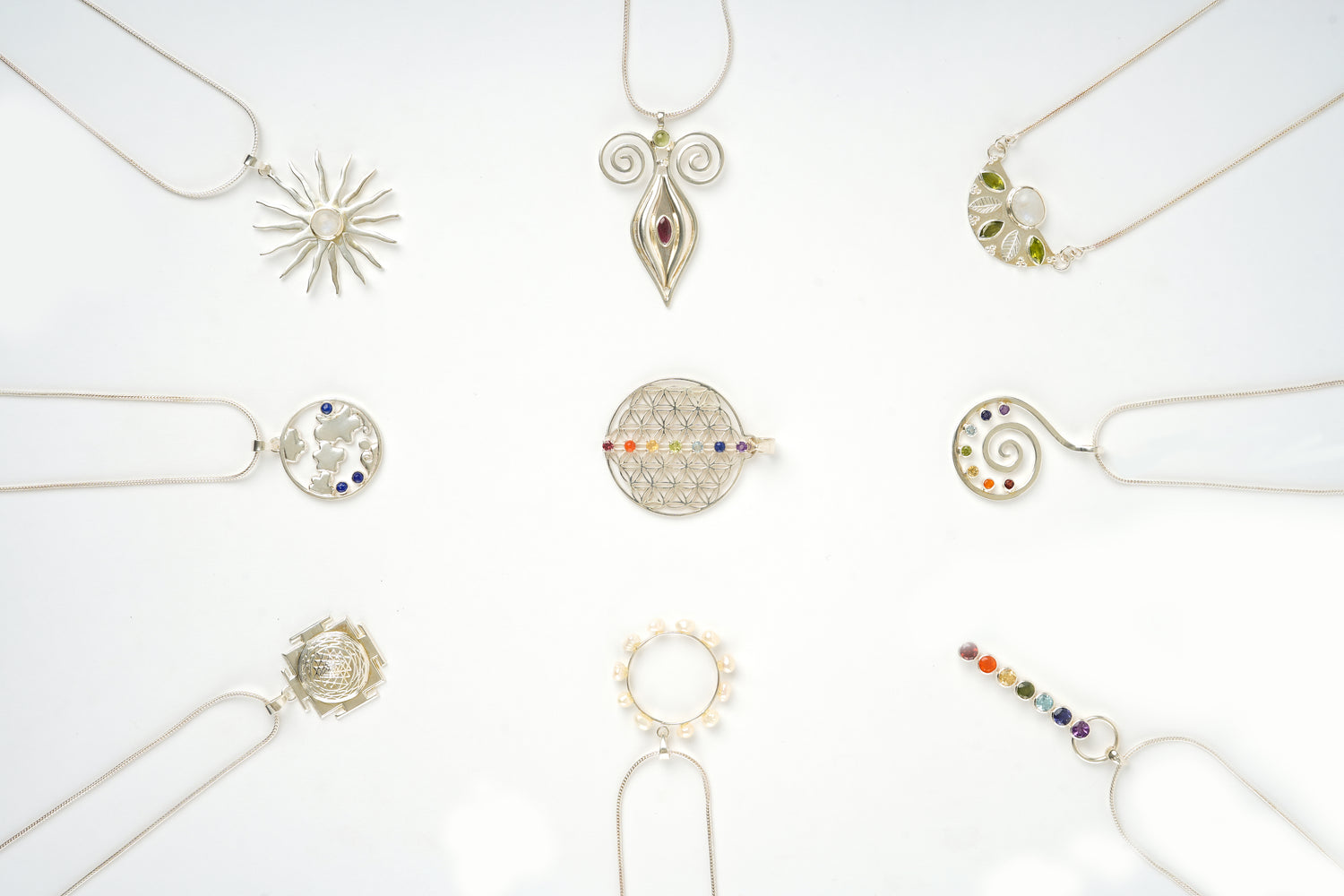 Collection: Silver Chakra Jewellery