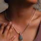 Miraya Silver Kundan Pendant