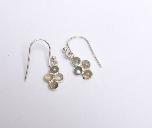 Dainty Labradorite Earrings