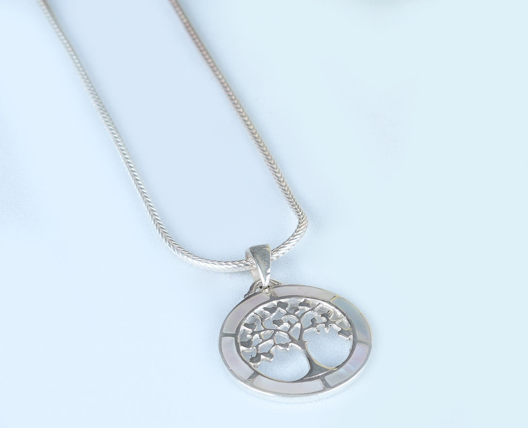 Tree of Life Mother of Pearl Pendant
