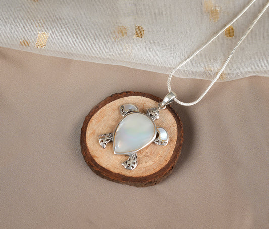 Turtle Mother of Pearl Pendant