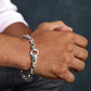 High End Men Silver Bracelet