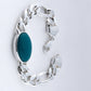 The Khan Silver Turquoise Bracelet