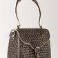 Silver Antique Clutch Bag