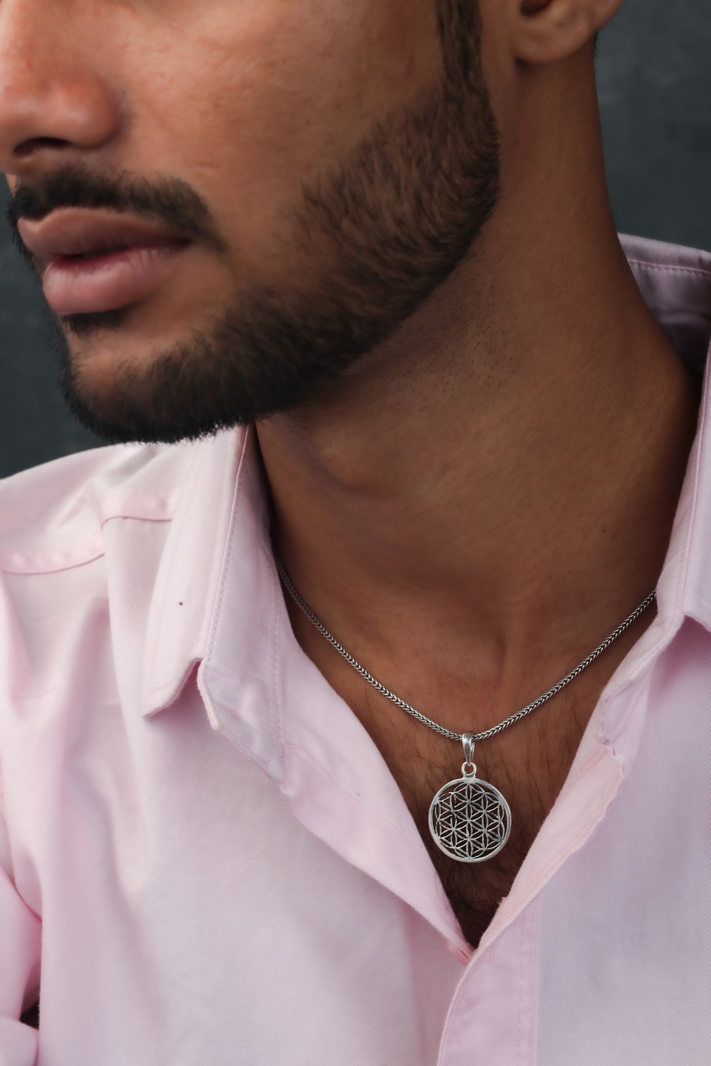 'Flower Of Life' Silver Pendant