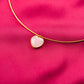 Rose Quartz Heart Hasli Necklace