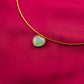 Chalcedony Heart Hasli Necklace