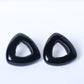 Black Onyx Triangle Studs