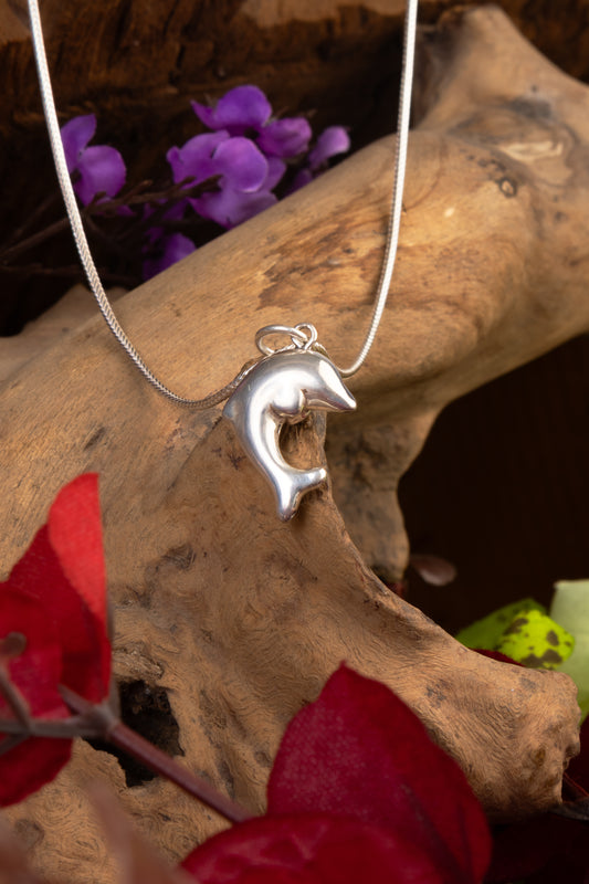 The Dolphin Silver Pendant