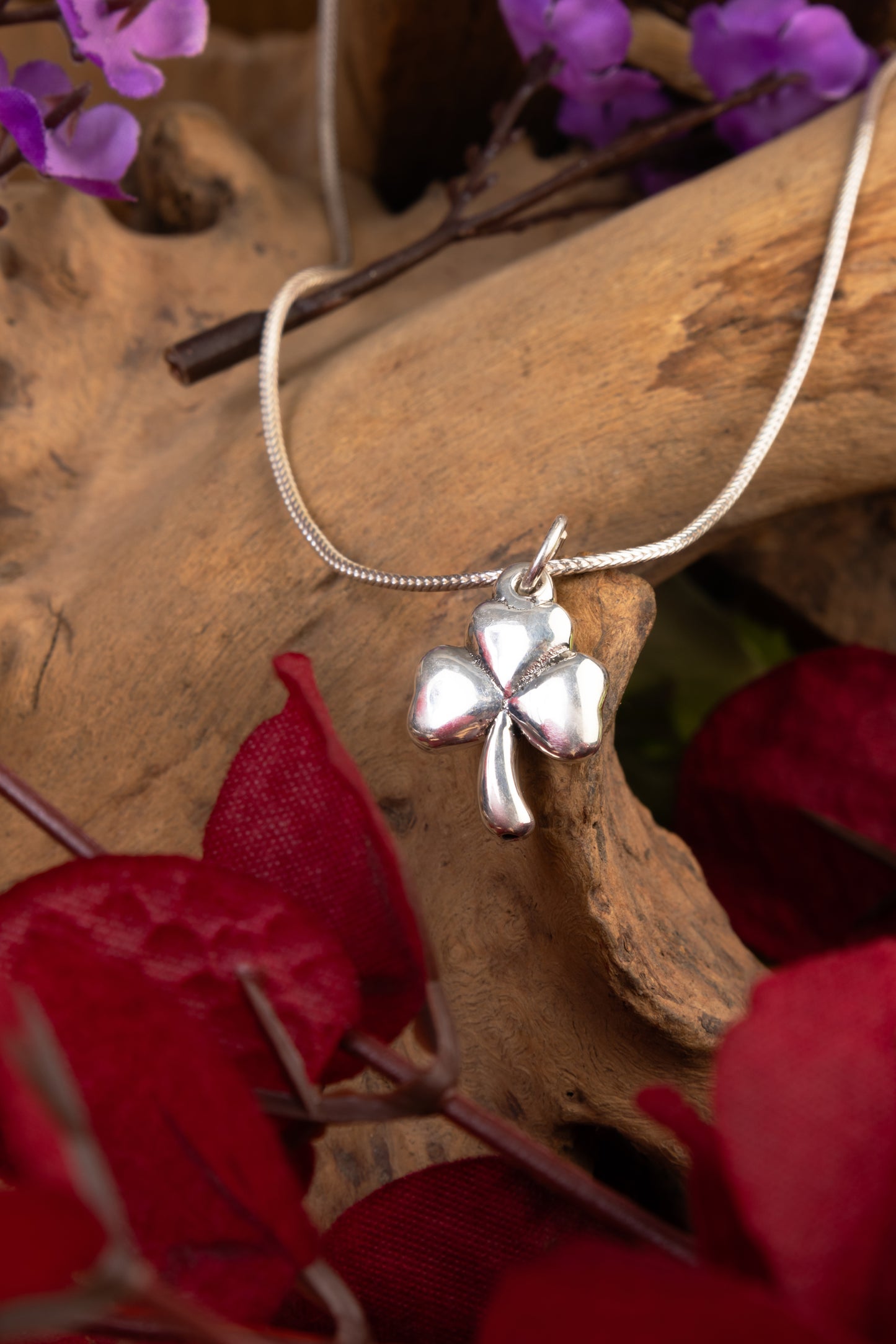 Baby Flower Silver Pendant