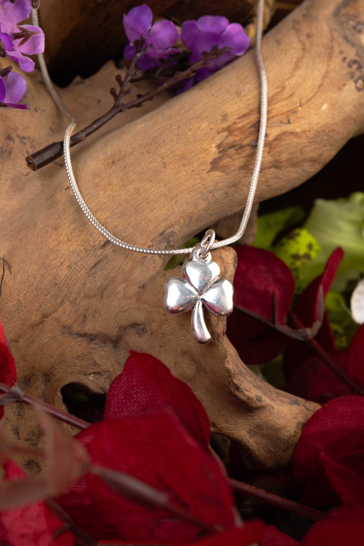 Baby Flower Silver Pendant