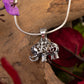 Baby Elephant Silver Pendant