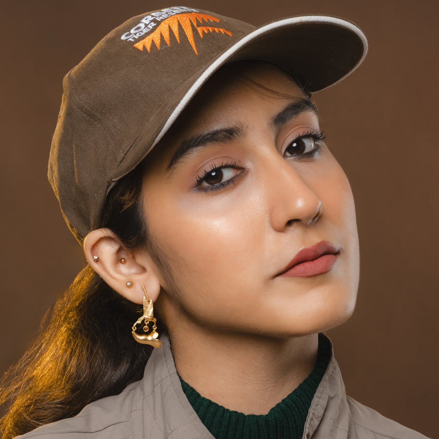 Corbett Jacaranda Flower Earrings